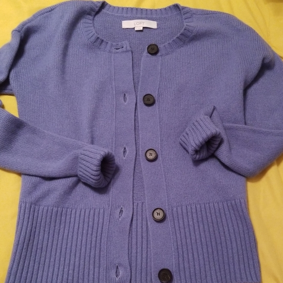 Loft Cardigan Sweater Sz Small - Picture 5 of 8